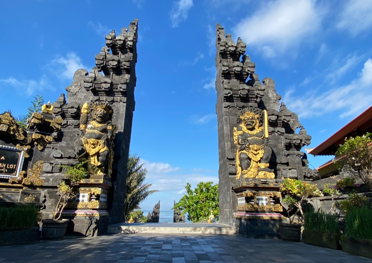 Island temple gates