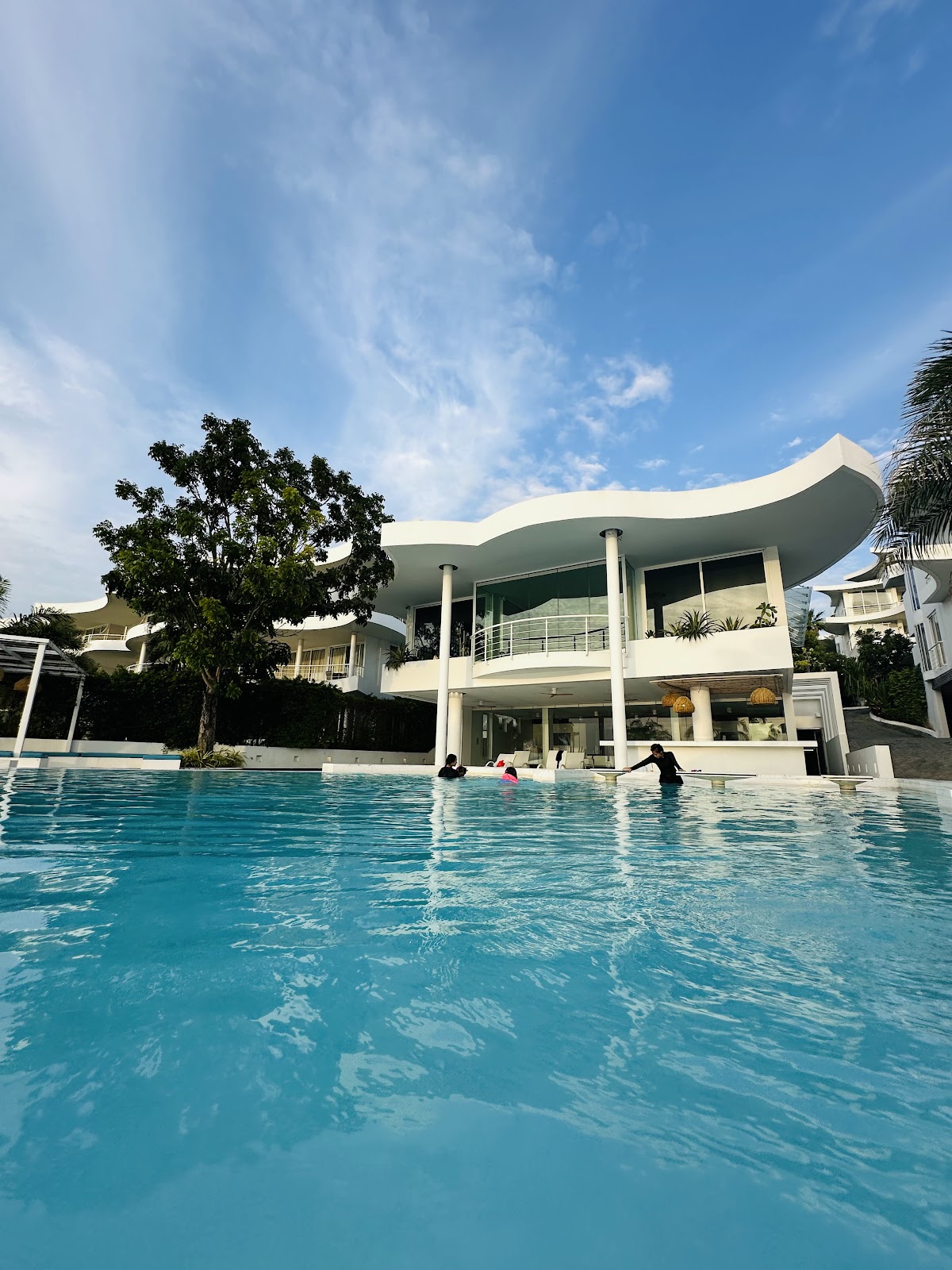 Resort pools & sea views