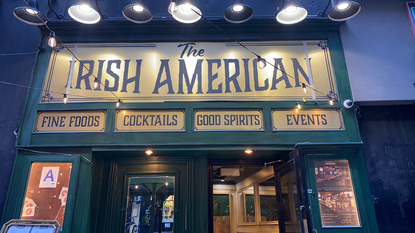 The Irish American Pub, New York City